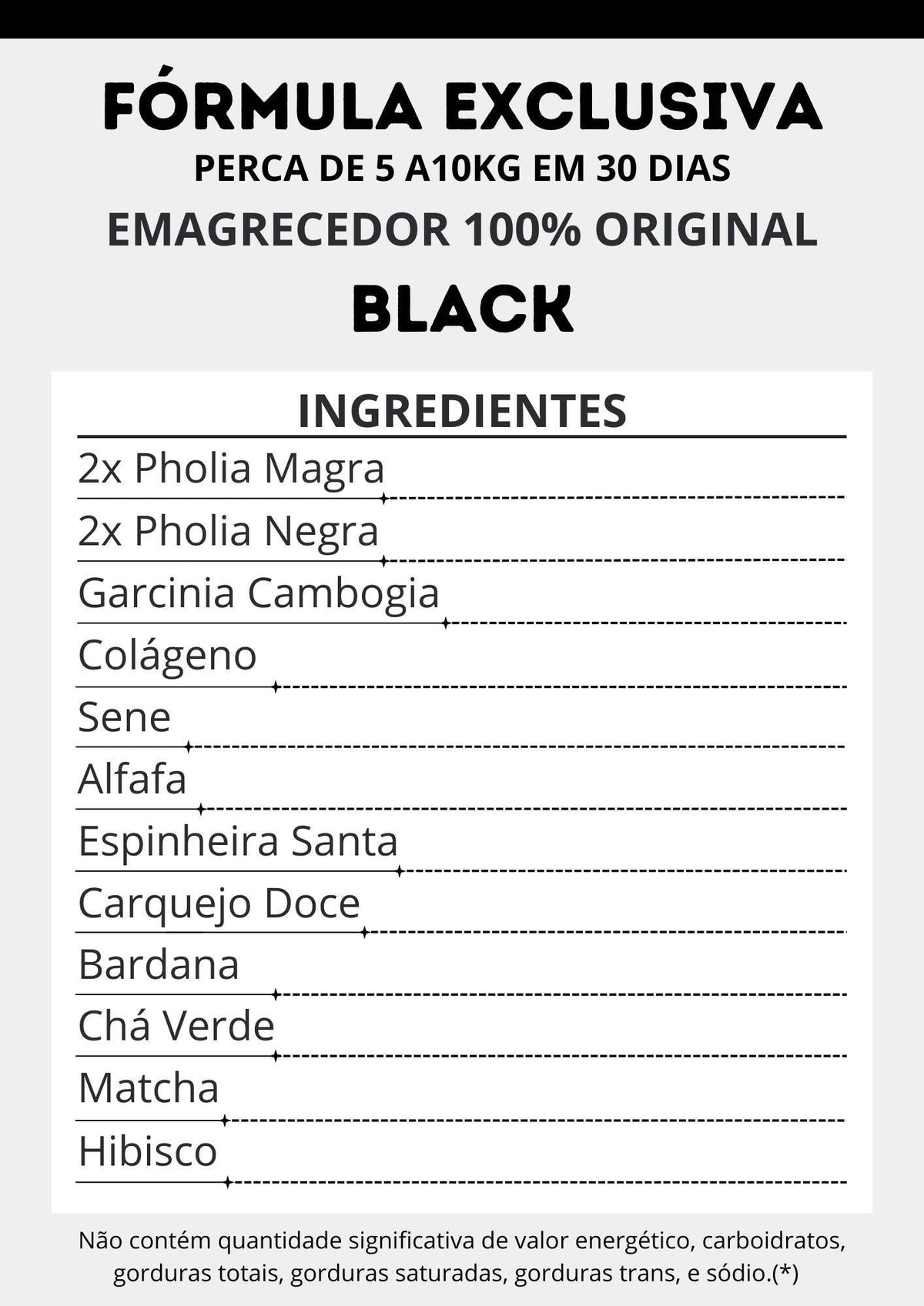 HEALTH SLIM BLACK - Healthslim